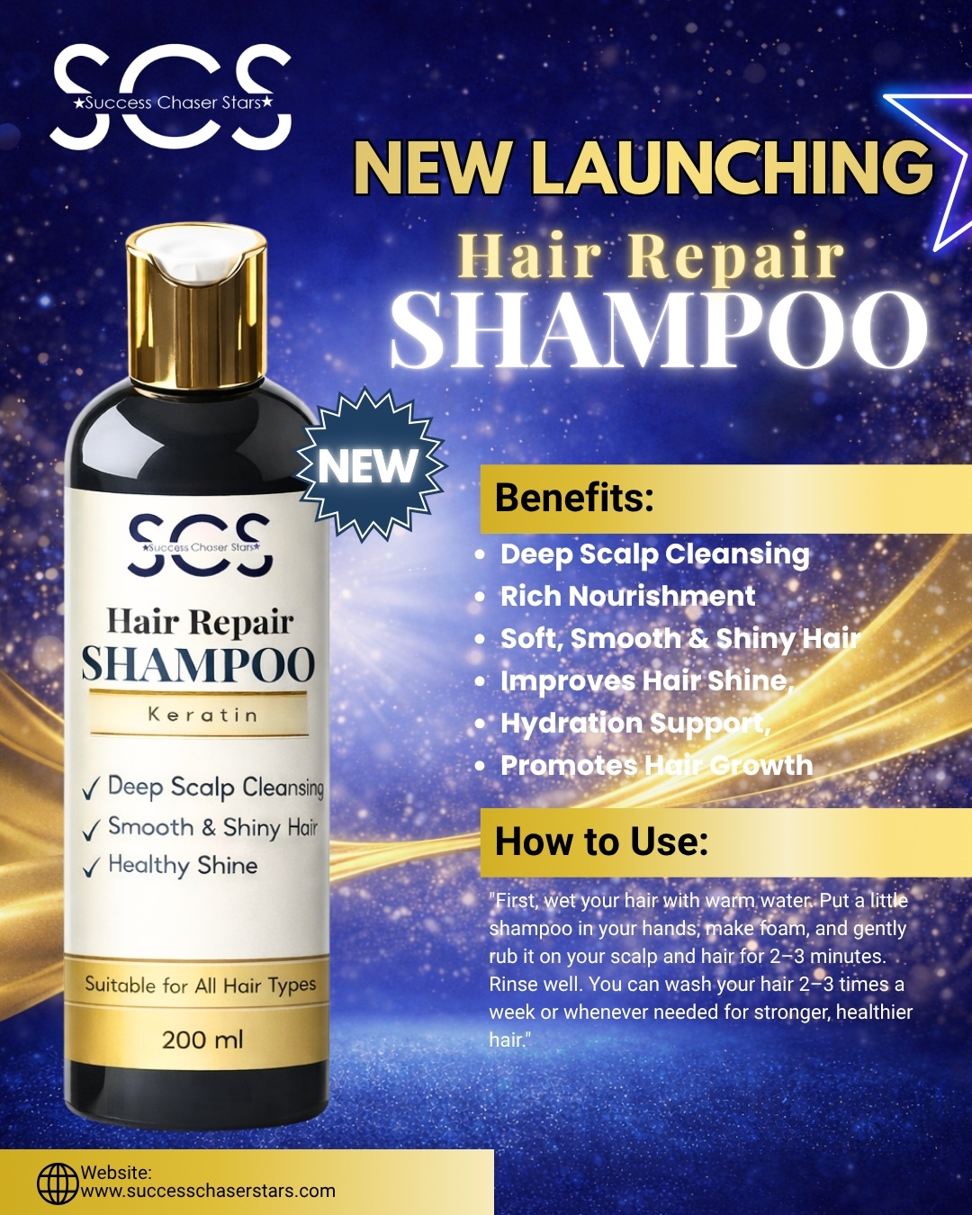 SCS Hair Repair Shampoo
