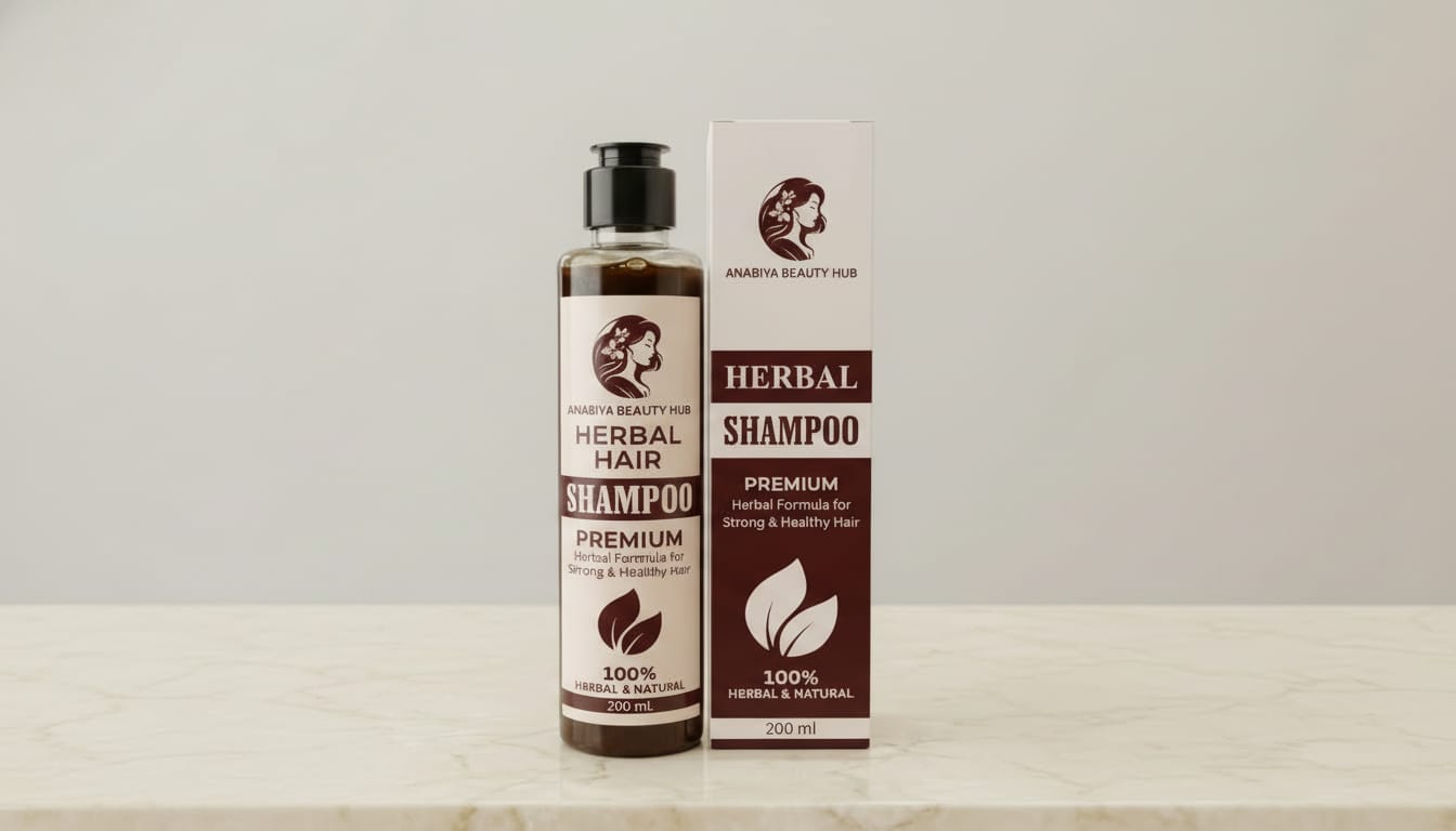 Anabiya Herbal Shampoo - Best Herbal Shampoo in Pakistan for Hair Loss & Dandruff