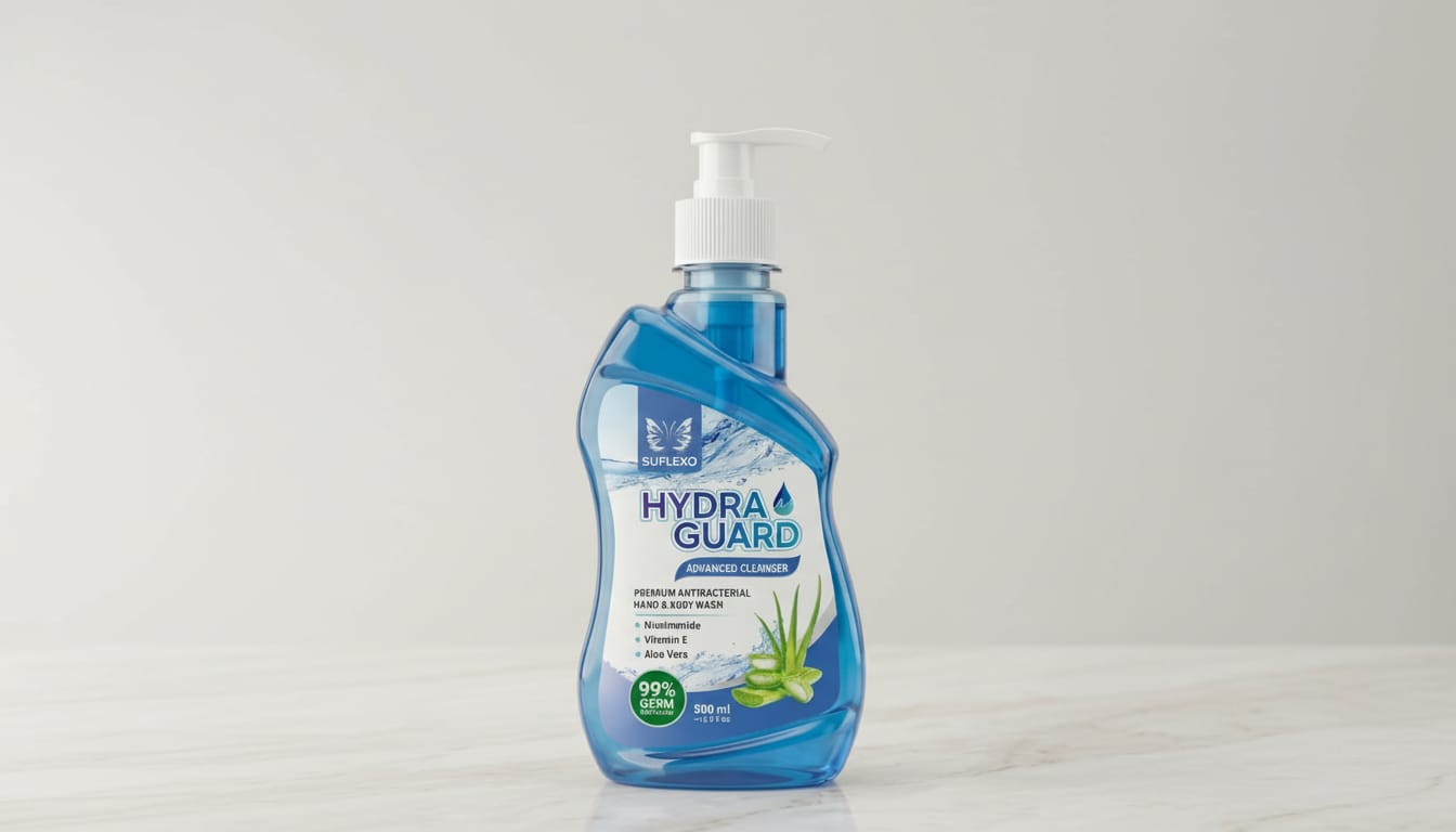 Suflexo Hydra Guard - Best Hand and Body Wash in Pakistan | Scented Shower Gel 500ml